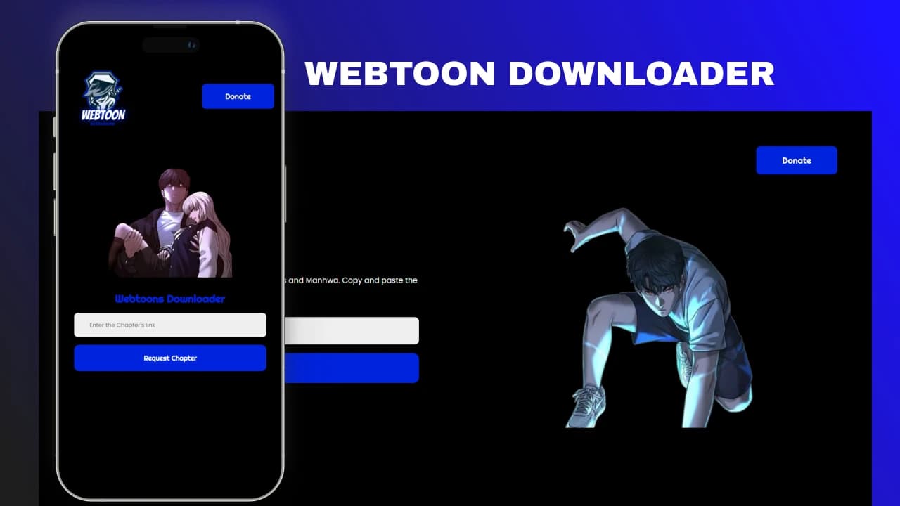 Webtoon Downloader : Full-Stack Web Application