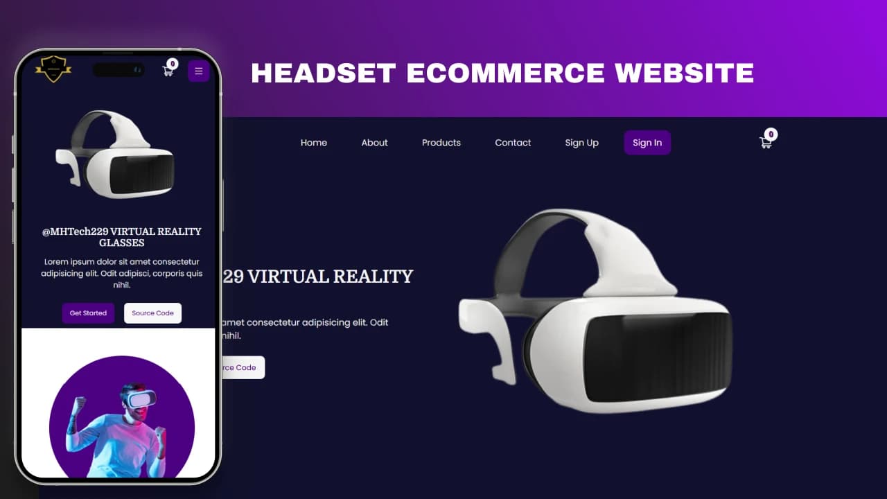 Template React JS réactif pour un site de commerce électronique (frontend)